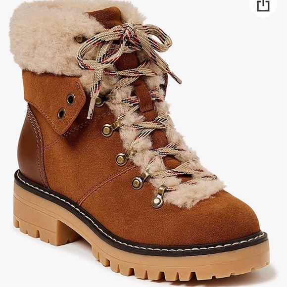 Time and Tru Shoes - Faux fur hiker boot